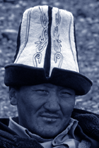 Kyrgyzský muž...